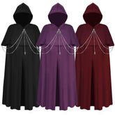 2025 Cross - Border Medieval Renaissance Halloween Cloak Stage Performance Costume - Coscosmos