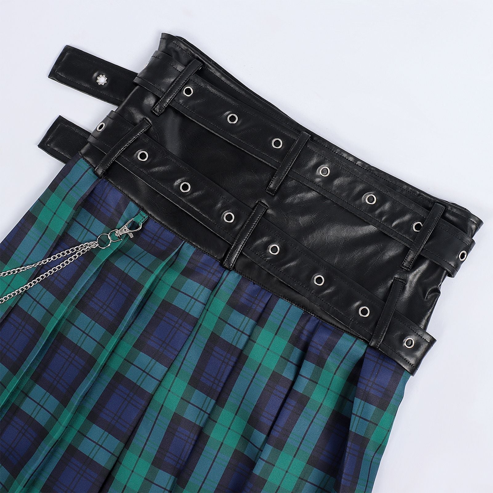 2025 Europe and America Original Medieval Dark Rock Gothic Plaid Skirt for Men - Ashes Plaid Skirt - Coscosmos 2025 Europe and America Original Medieval Dark Rock Gothic Plaid Skirt for Men - Ashes Plaid Skirt - Coscosmos
