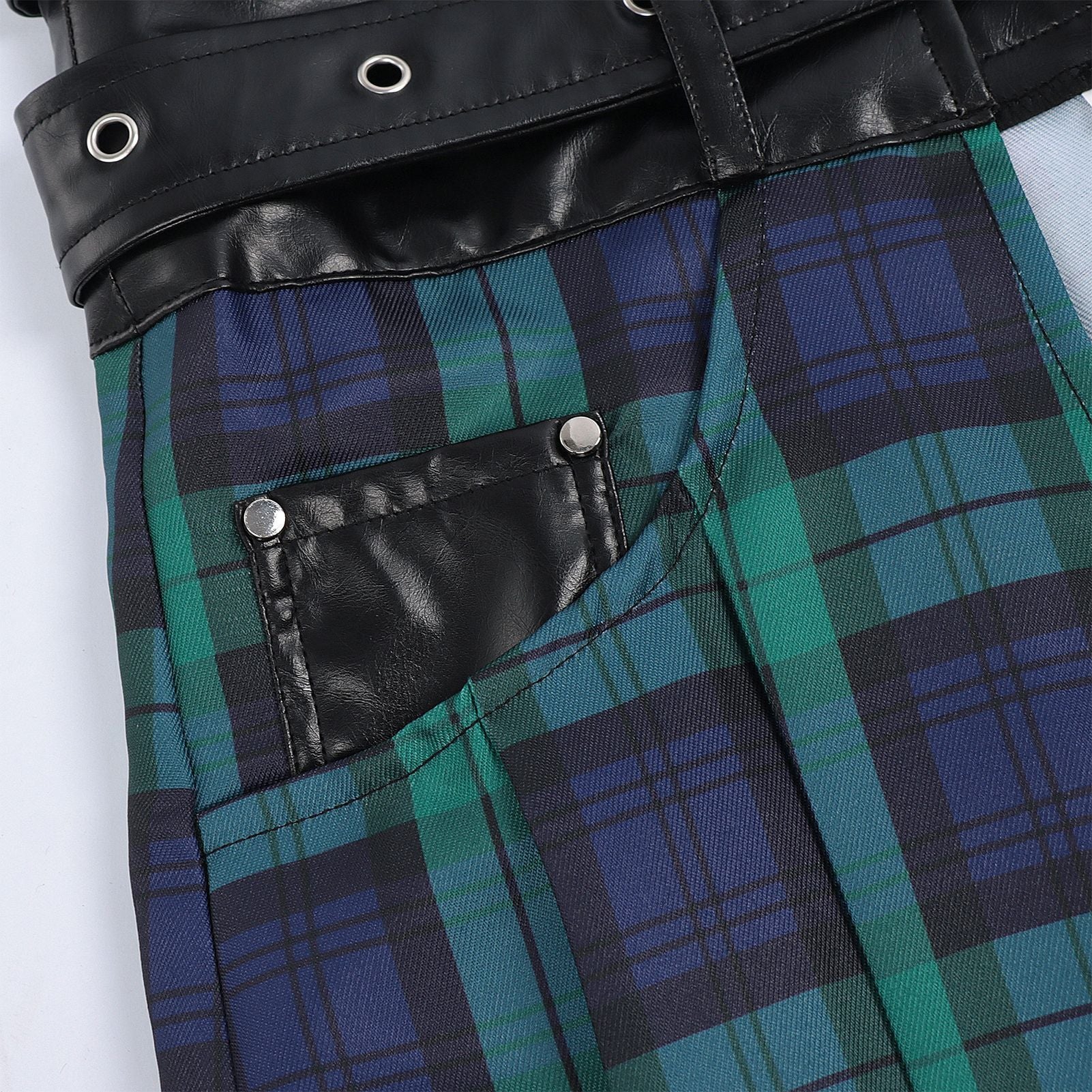 2025 Europe and America Original Medieval Dark Rock Gothic Plaid Skirt for Men - Ashes Plaid Skirt - Coscosmos 2025 Europe and America Original Medieval Dark Rock Gothic Plaid Skirt for Men - Ashes Plaid Skirt - Coscosmos