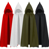 2025 European Medieval Halloween Costume Vampire Grim Reaper Cloak for Cosplay - Coscosmos