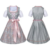 2025 Germany Munich Oktoberfest Stage Performance Costume Bavarian Maid Uniform - Coscosmos