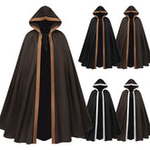2025 New European and American Death Cosplay Costume Star Wars Male Wizard Black Hooded Tie Belt Cape for Export - Coscosmos