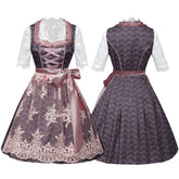 2025 New Traditional Bavarian Maid Beer Dress Cosplay Costume for Women - Coscosmos