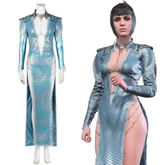 Baldur’s Gate 3 Robe of the Sea Mother Clergy Cosplay Costume Set for Women Game Halloween