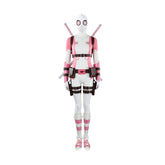 Marvel Comics Gwenpool Cosplay Costume with Matching Dual Blade Accessories