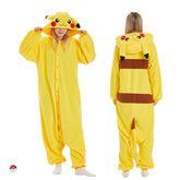 Lucario Anime Cosplay Costume Anime Pajamas  Outfit for Couples Performance Flannel Material