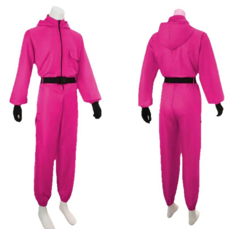 Halloween Paper Money House Dali Kids Jumpsuit Movie Cosplay Outfit Halloween Paper Money House Dali Kids Jumpsuit Movie Cosplay Outfit