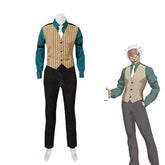 Ace Attorney Godot Cosplay Costume with Mask - Coscosmos