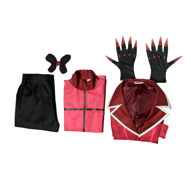 Alastor the Radio Demon Cosplay Costume - Helluva Boss Anime Outfit - Coscosmos Alastor the Radio Demon Cosplay Costume - Helluva Boss Anime Outfit - Coscosmos