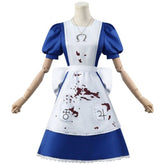 Alice Madness Returns Cosplay Costume - Alice Maid Dress Outfit for Cosplay Events, Halloween Parties, and Anime Conventions - Coscosmos