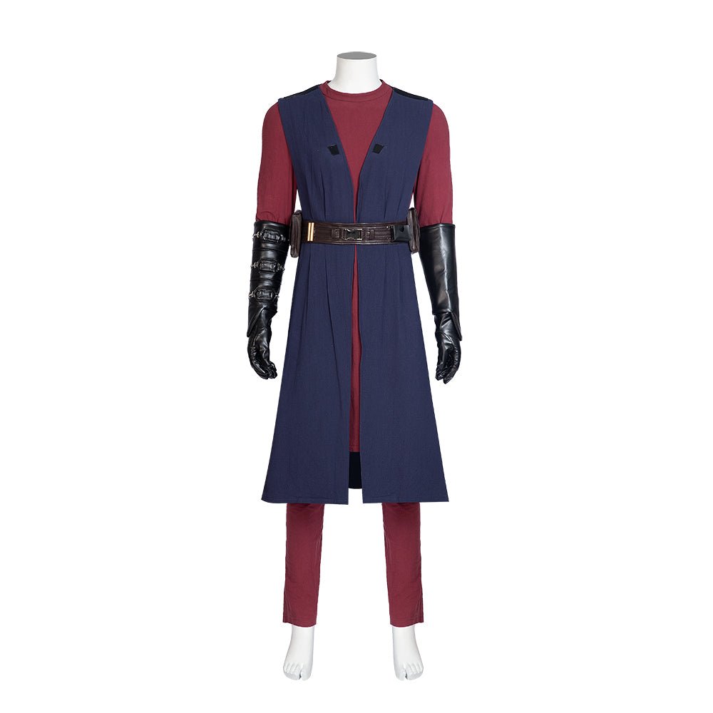 Anakin Skywalker Cosplay Costume Star Wars Jedi Knight Cloak Top Pants Shoes - Coscosmos Anakin Skywalker Cosplay Costume Star Wars Jedi Knight Cloak Top Pants Shoes - Coscosmos