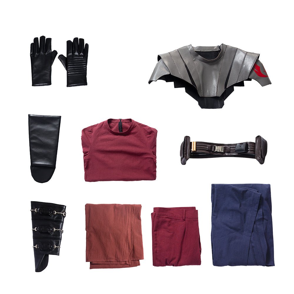 Anakin Skywalker Cosplay Costume Star Wars Jedi Knight Cloak Top Pants Shoes - Coscosmos Anakin Skywalker Cosplay Costume Star Wars Jedi Knight Cloak Top Pants Shoes - Coscosmos