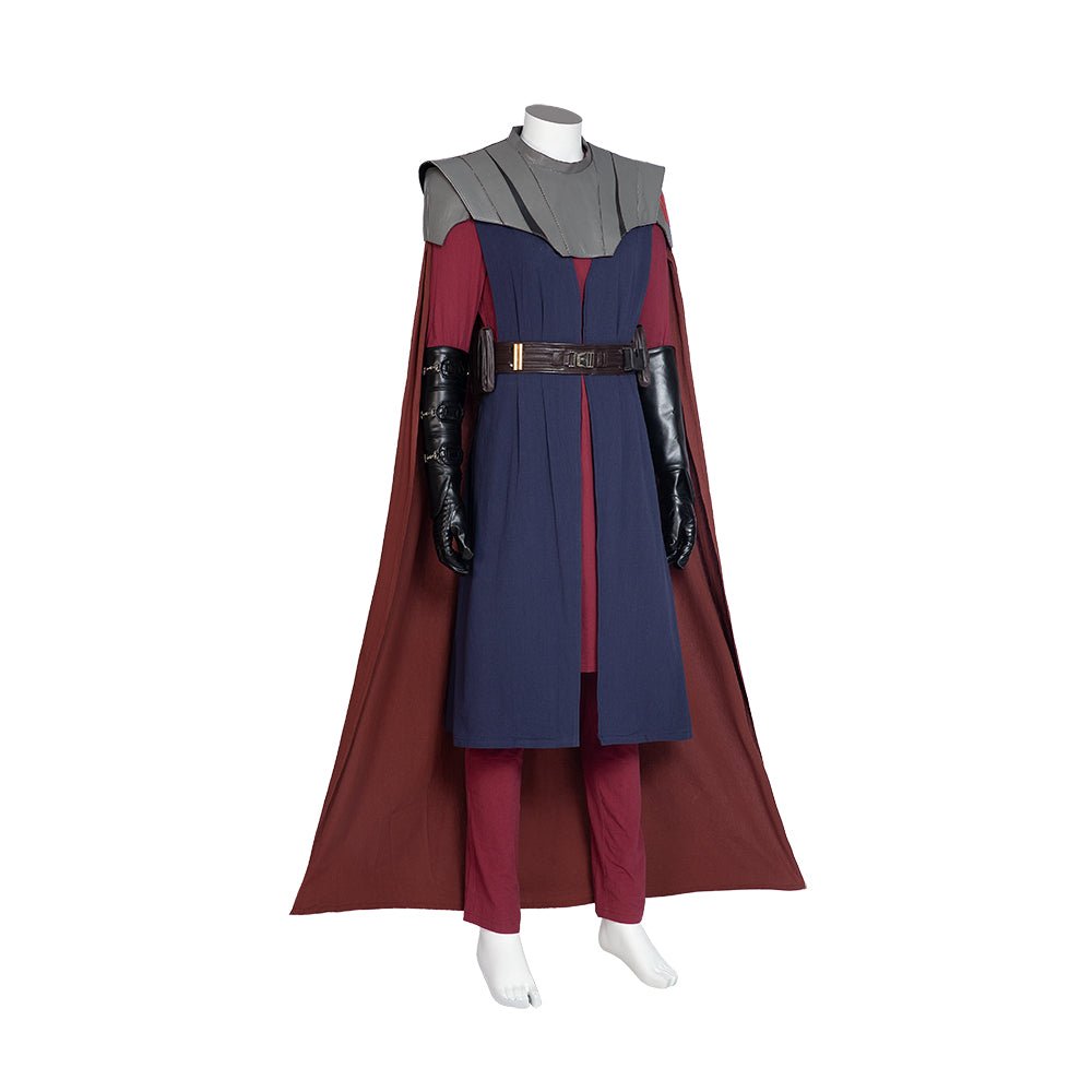 Anakin Skywalker Cosplay Costume Star Wars Jedi Knight Cloak Top Pants Shoes - Coscosmos Anakin Skywalker Cosplay Costume Star Wars Jedi Knight Cloak Top Pants Shoes - Coscosmos