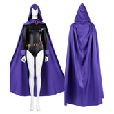 Anime Teen Titans Raven Rachel Roth Cosplay Costume Cape Set - Coscosmos