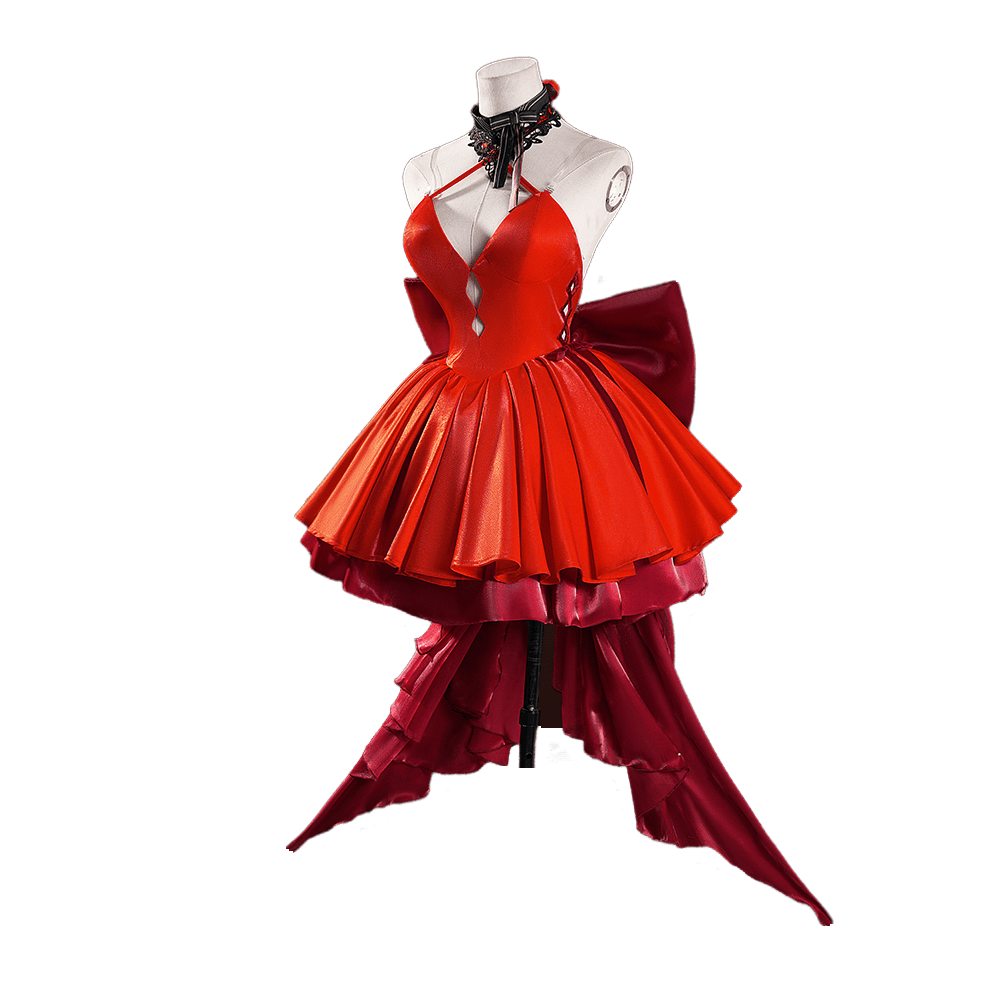 Asuka Langley Soryu Cosplay Costume - Neon Genesis Evangelion Anime Dress - Coscosmos Asuka Langley Soryu Cosplay Costume - Neon Genesis Evangelion Anime Dress - Coscosmos