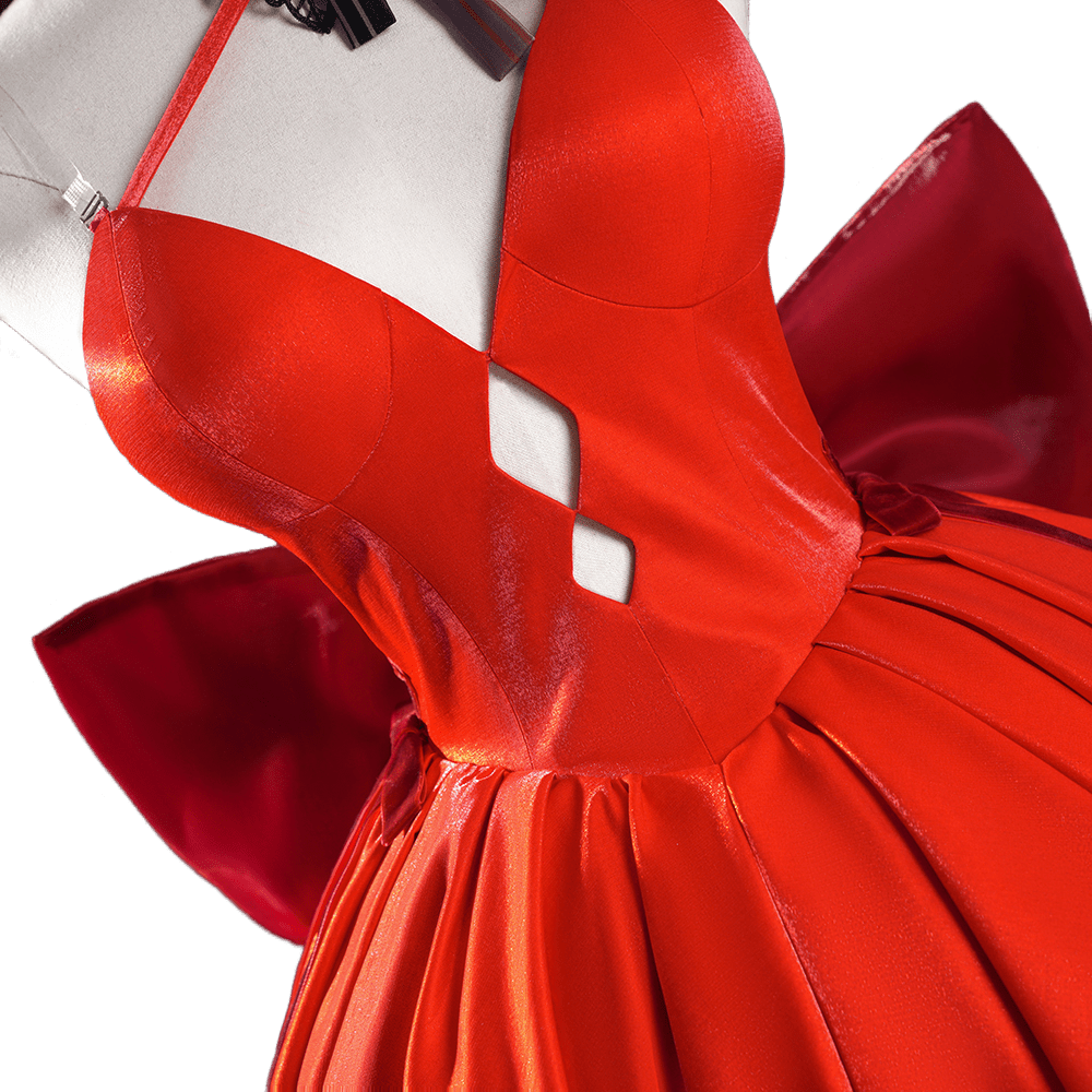 Asuka Langley Soryu Cosplay Costume - Neon Genesis Evangelion Anime Dress - Coscosmos Asuka Langley Soryu Cosplay Costume - Neon Genesis Evangelion Anime Dress - Coscosmos