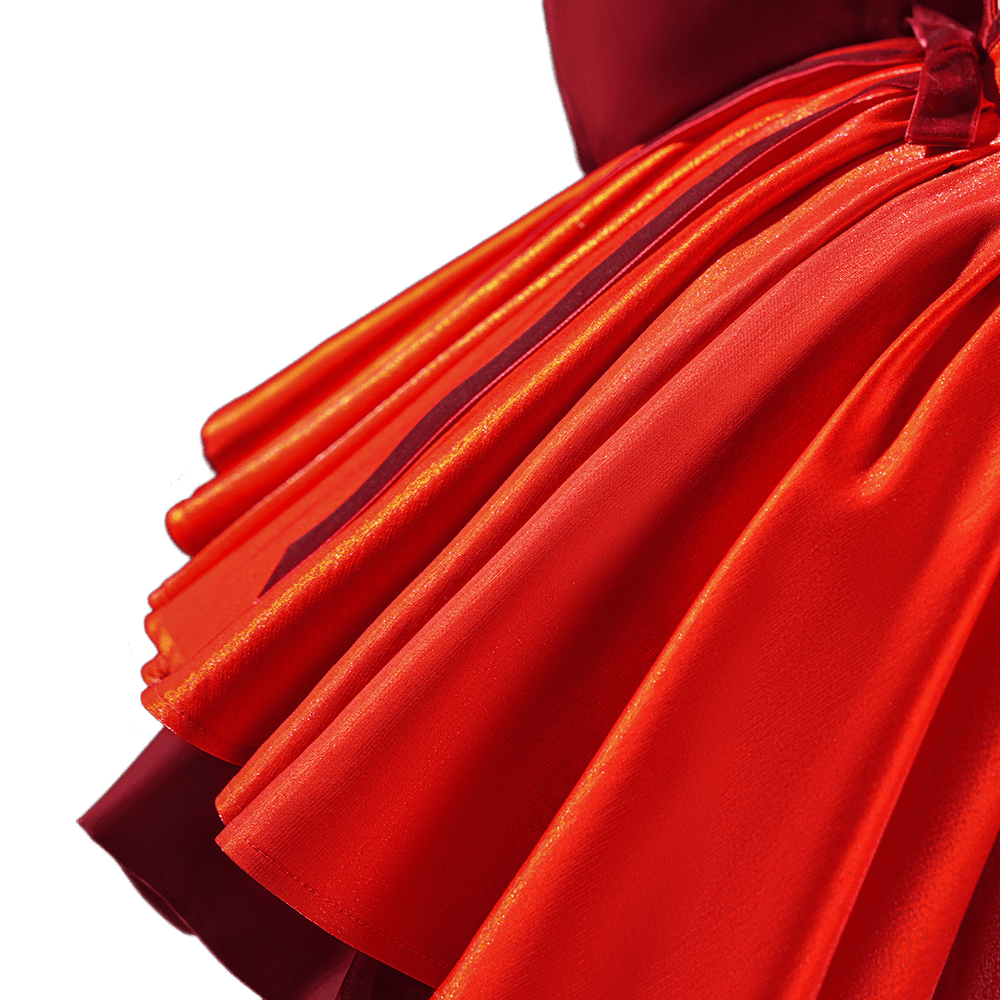 Asuka Langley Soryu Cosplay Costume - Neon Genesis Evangelion Anime Dress - Coscosmos Asuka Langley Soryu Cosplay Costume - Neon Genesis Evangelion Anime Dress - Coscosmos