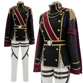 Attack on Titan Mikasa Ackerman Survey Corps Brave Order Ceremony Dress Cosplay Outfit - Coscosmos