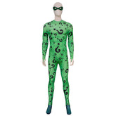 Batman Forever - Riddler Jumpsuit Cosplay Costume for Movie Fans - Coscosmos