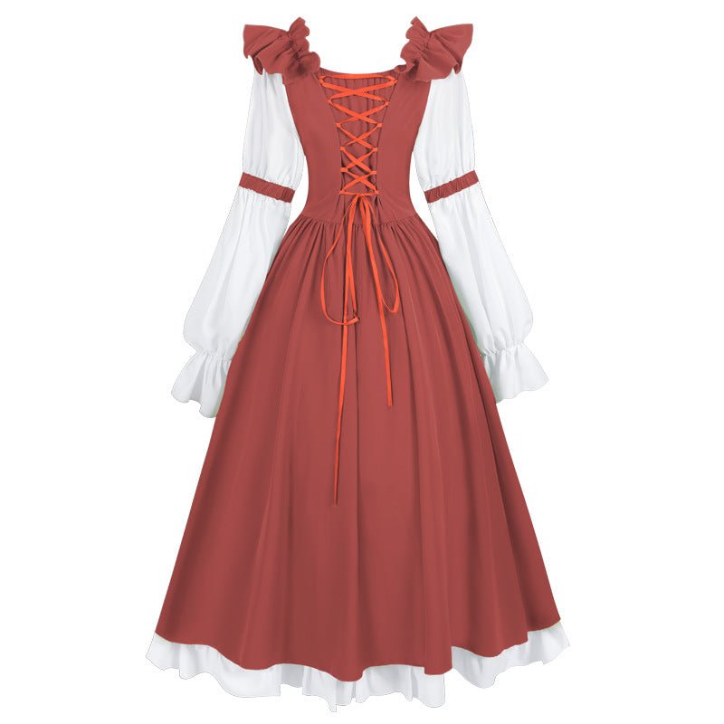 Bavarian Traditional Beer Maid Costume for European Beer Festival Party - Coscosmos Bavarian Traditional Beer Maid Costume for European Beer Festival Party - Coscosmos