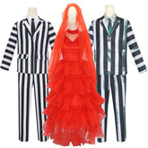Beetlejuice Adult/Kid Cosplay Costume Full Set - Halloween & Stage Performance - Coscosmos
