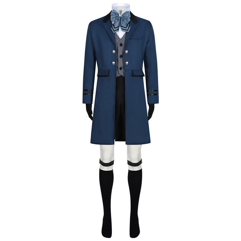 Black Butler Green Witch Arc Ciel Phantomhive Sebastian Full Set Cosplay Costume Western Suit Set - Coscosmos