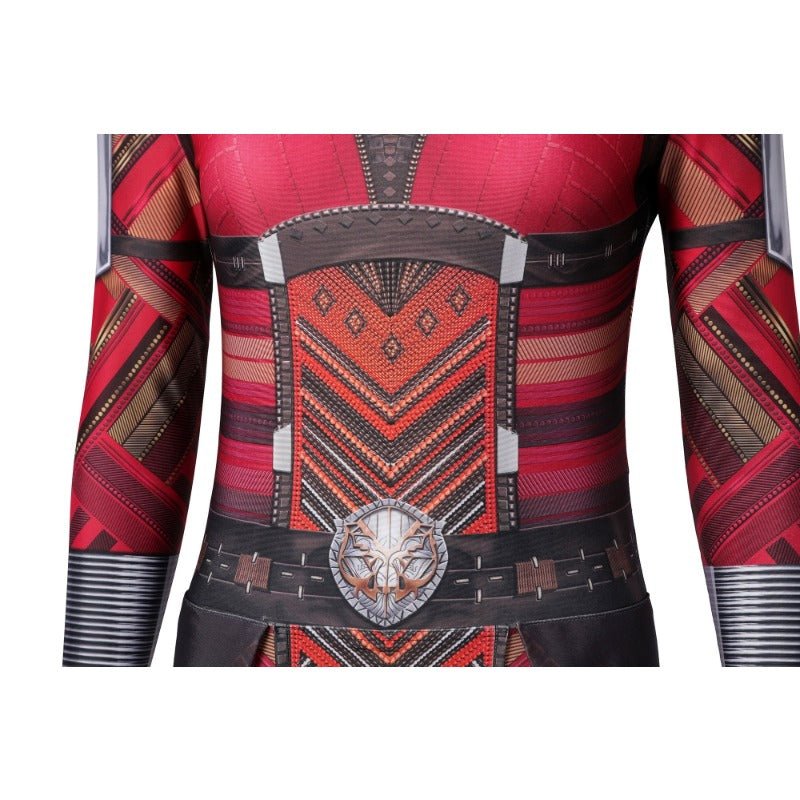 Black Panther Wakanda Forever Dora Milaje Aneka Nakia Cosplay Bodysuit - Coscosmos Black Panther Wakanda Forever Dora Milaje Aneka Nakia Cosplay Bodysuit - Coscosmos