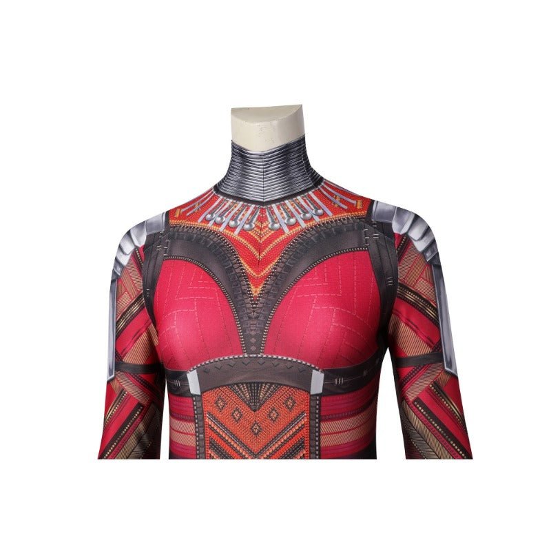 Black Panther Wakanda Forever Dora Milaje Aneka Nakia Cosplay Bodysuit - Coscosmos Black Panther Wakanda Forever Dora Milaje Aneka Nakia Cosplay Bodysuit - Coscosmos