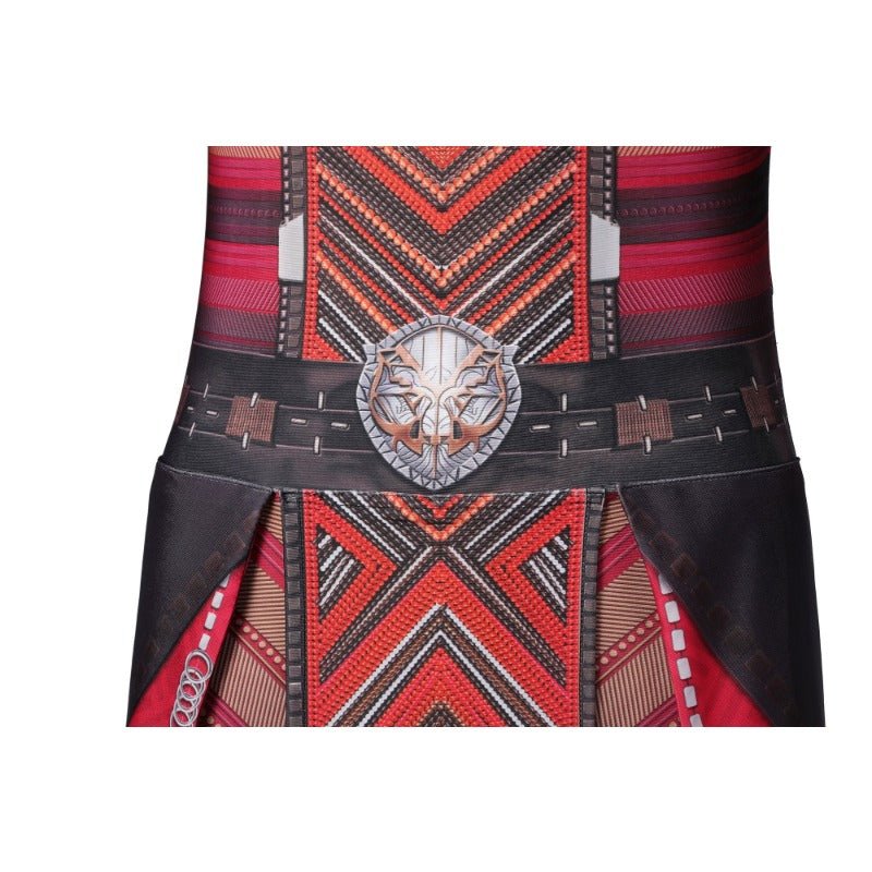 Black Panther Wakanda Forever Dora Milaje Aneka Nakia Cosplay Bodysuit - Coscosmos Black Panther Wakanda Forever Dora Milaje Aneka Nakia Cosplay Bodysuit - Coscosmos