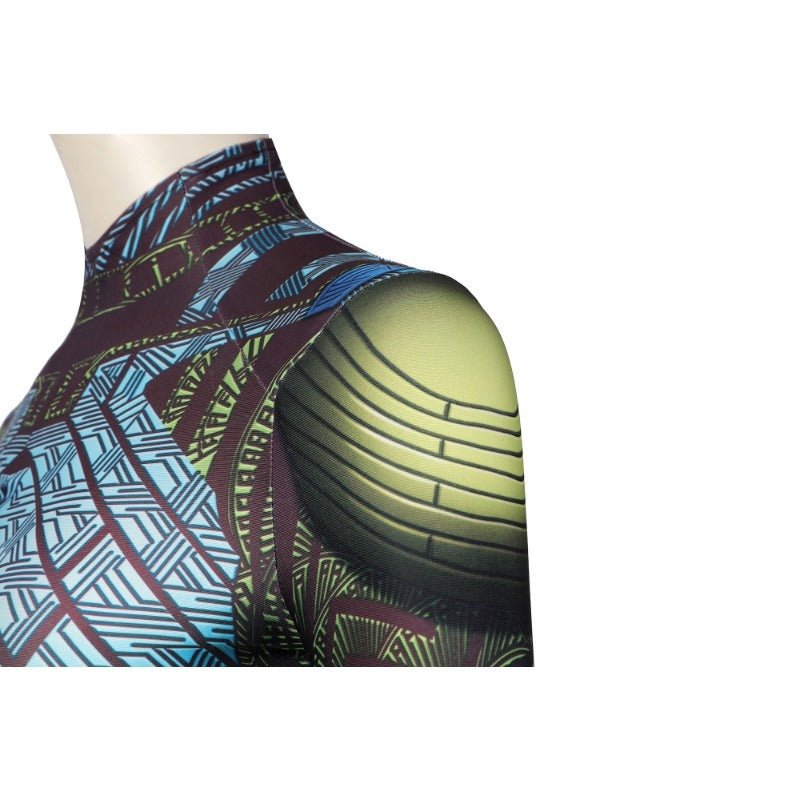 Black Panther Wakanda Forever Nakia Cosplay Costume Bodysuit Zentai Jumpsuit - Coscosmos Black Panther Wakanda Forever Nakia Cosplay Costume Bodysuit Zentai Jumpsuit - Coscosmos