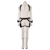Black Widow White Suit Cosplay Costume - Marvel Cinematic Universe Movie Outfit - Coscosmos