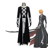 BLEACH Ichigo Kurosaki Final Bankai Evolution Cosplay Costume Full Set Outfit - Coscosmos