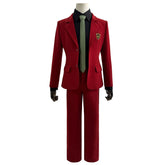 Blue Lock Kaiser Red Suit Cosplay Costume - Official Style Jacket & Pants - Coscosmos