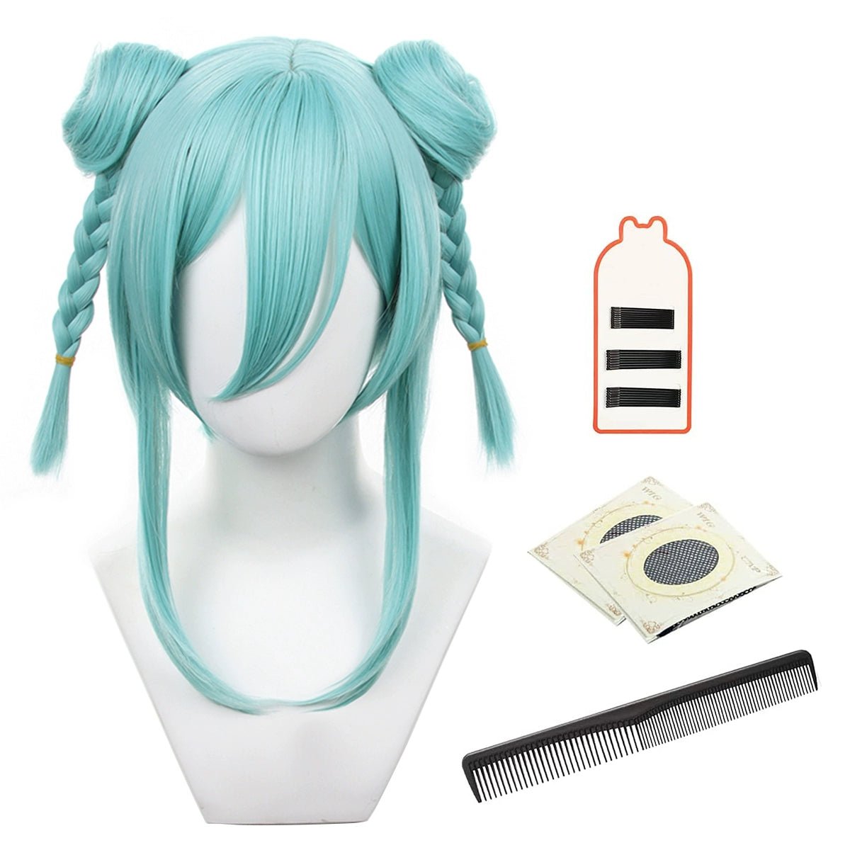 Blue Lock Thousand Cut Leopard Bun Wig - Chinese Style Dual Buns with Nine Color Options - Coscosmos Blue Lock Thousand Cut Leopard Bun Wig - Chinese Style Dual Buns with Nine Color Options - Coscosmos