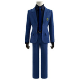 Blue Lock Yoichi Isagi Bachira Meguru Blue Suit Cosplay Costume - Coscosmos