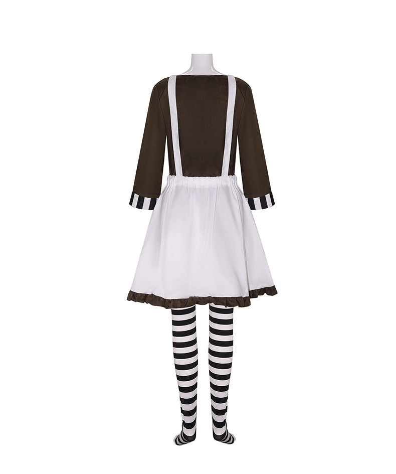 Charlie and the Chocolate Factory Cosplay Costume Chocolate Man Clown Series Halloween Performance Outfit for Men Charlie and the Chocolate Factory Cosplay Costume Chocolate Man Clown Series Halloween Performance Outfit for Men