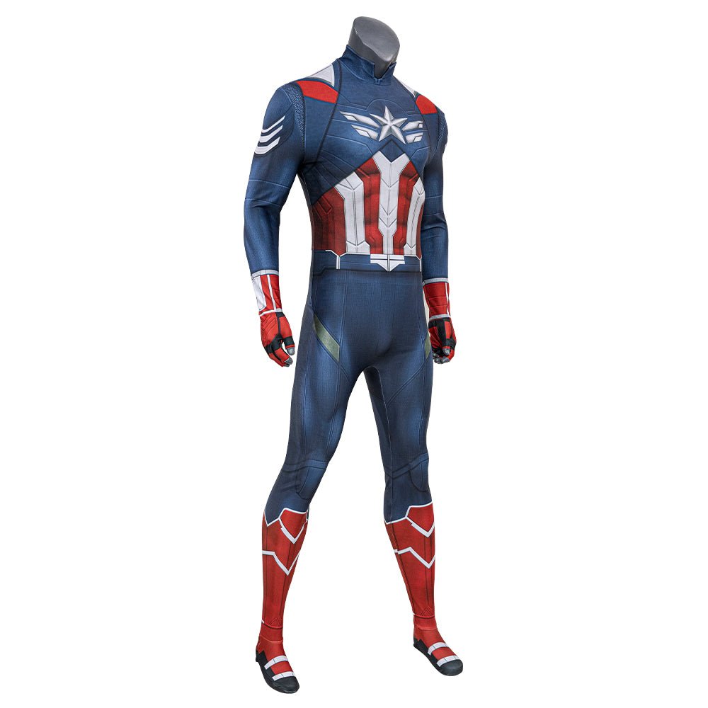 Captain America (2025 Printed Edition) Cosplay Costume - Marvel Cinematic Universe - Coscosmos Captain America (2025 Printed Edition) Cosplay Costume - Marvel Cinematic Universe - Coscosmos