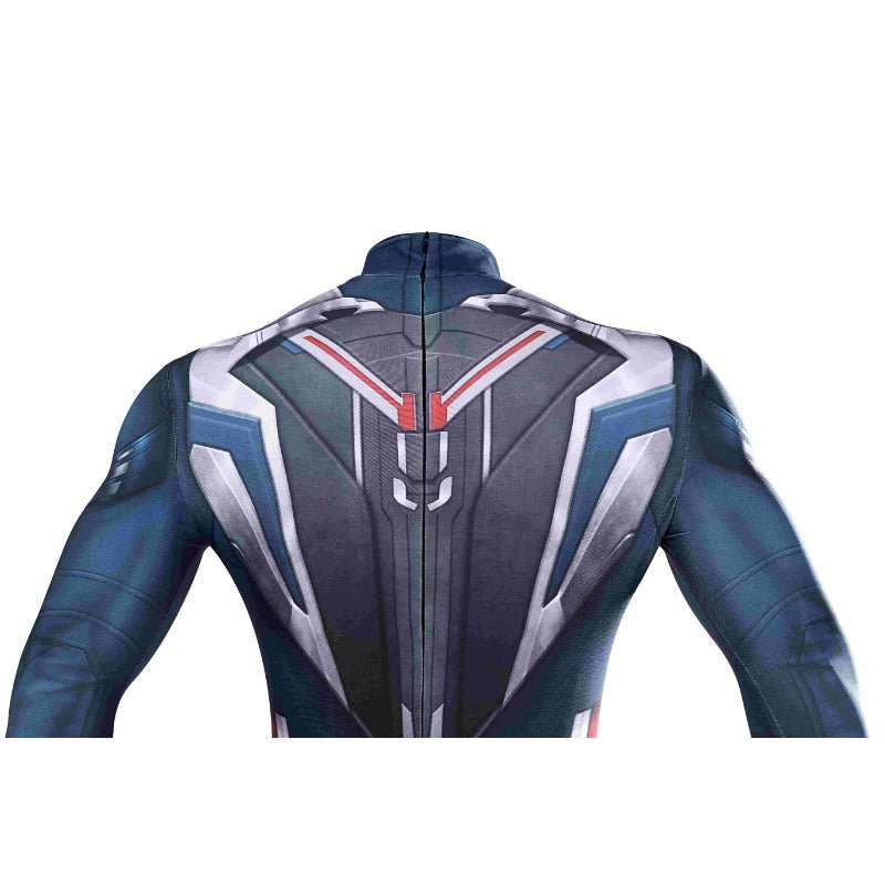 Captain America: Brave New World Sam Wilson Captain Jumpsuit Cosplay Costume - Coscosmos Captain America: Brave New World Sam Wilson Captain Jumpsuit Cosplay Costume - Coscosmos