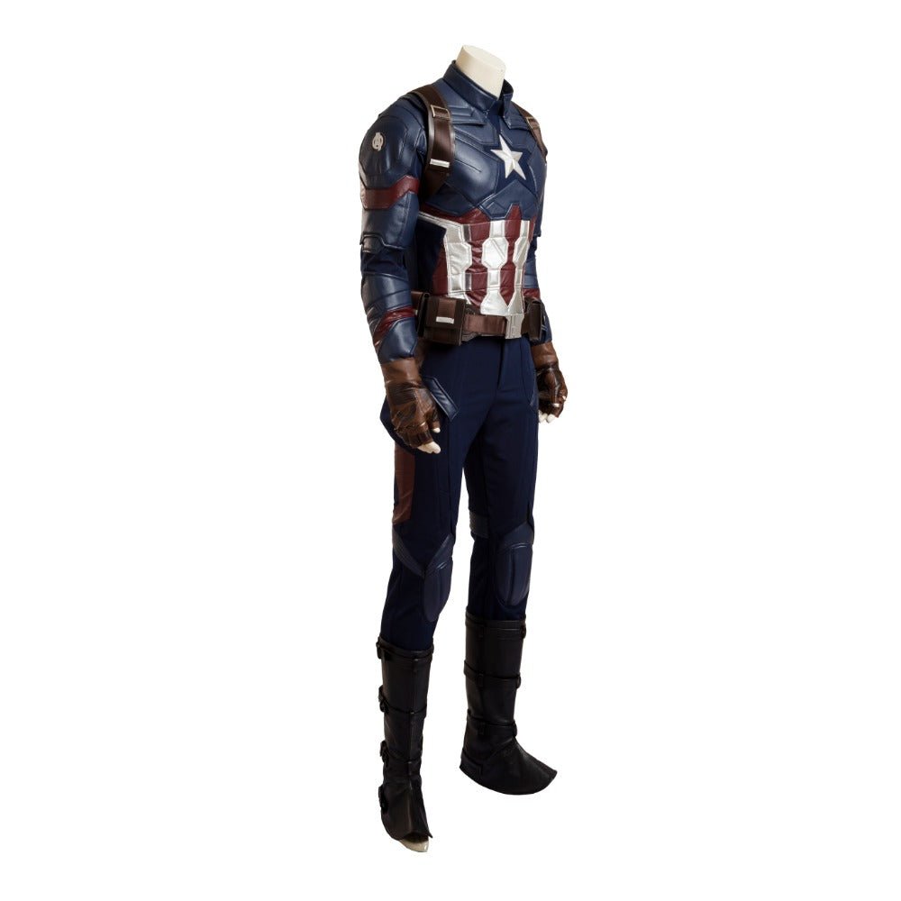 Captain America: Civil War Upgrade Version Cosplay Costume - High Quality Movie Replica - Coscosmos Captain America: Civil War Upgrade Version Cosplay Costume - High Quality Movie Replica - Coscosmos
