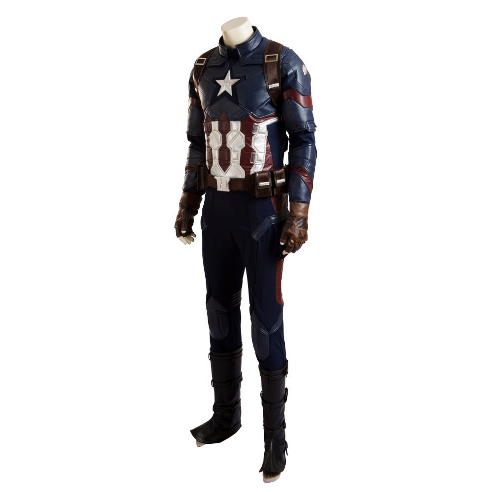 Captain America: Civil War Upgrade Version Cosplay Costume - High Quality Movie Replica - Coscosmos Captain America: Civil War Upgrade Version Cosplay Costume - High Quality Movie Replica - Coscosmos