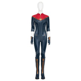 Captain Marvel II Carol Danvers Battle Suit Cosplay Costume Set - Coscosmos