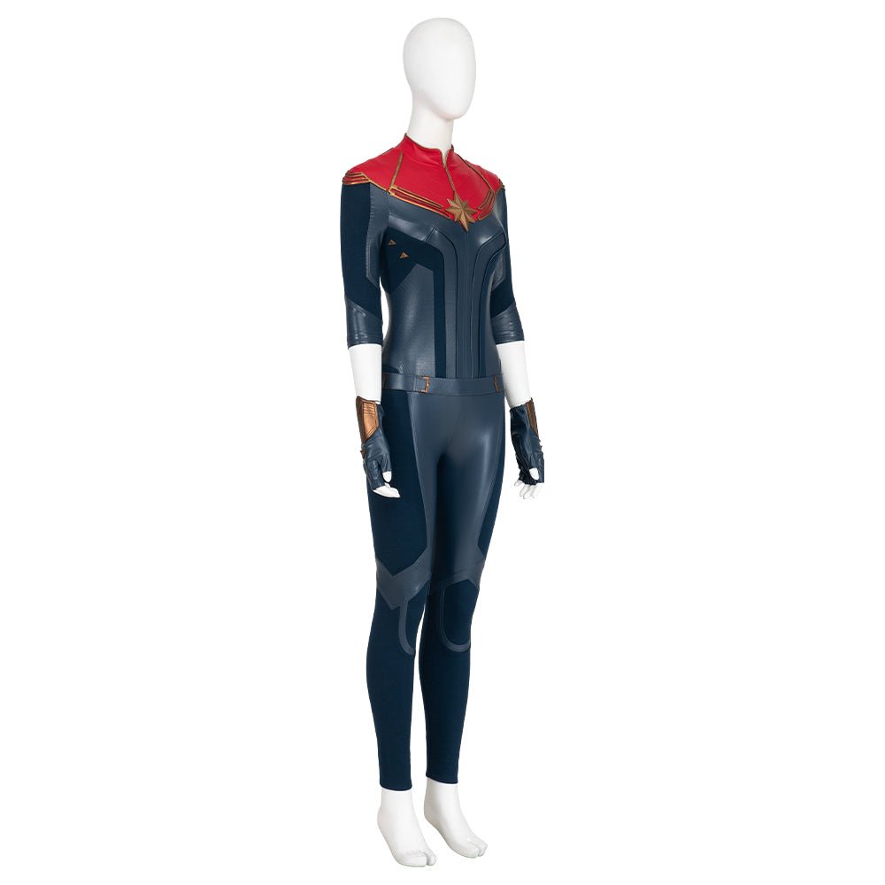 Captain Marvel II Carol Danvers Battle Suit Cosplay Costume Set - Coscosmos Captain Marvel II Carol Danvers Battle Suit Cosplay Costume Set - Coscosmos