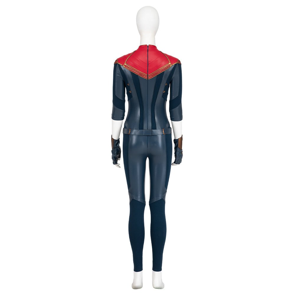 Captain Marvel II Carol Danvers Battle Suit Cosplay Costume Set - Coscosmos Captain Marvel II Carol Danvers Battle Suit Cosplay Costume Set - Coscosmos