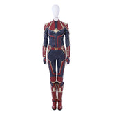 Captain Marvel Red Version Cosplay Costume - Movie Captain Marvel (Carol Danvers) Outfit - Coscosmos