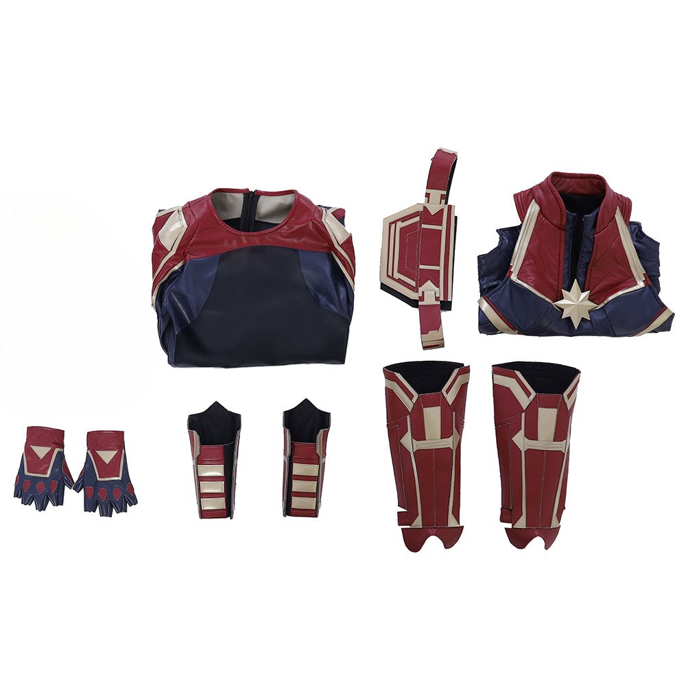 Captain Marvel Red Version Cosplay Costume - Movie Captain Marvel (Carol Danvers) Outfit - Coscosmos Captain Marvel Red Version Cosplay Costume - Movie Captain Marvel (Carol Danvers) Outfit - Coscosmos