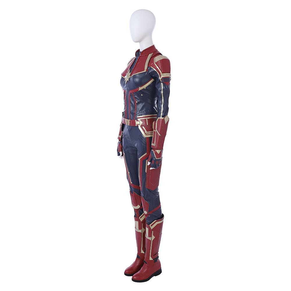 Captain Marvel Red Version Cosplay Costume - Movie Captain Marvel (Carol Danvers) Outfit - Coscosmos Captain Marvel Red Version Cosplay Costume - Movie Captain Marvel (Carol Danvers) Outfit - Coscosmos