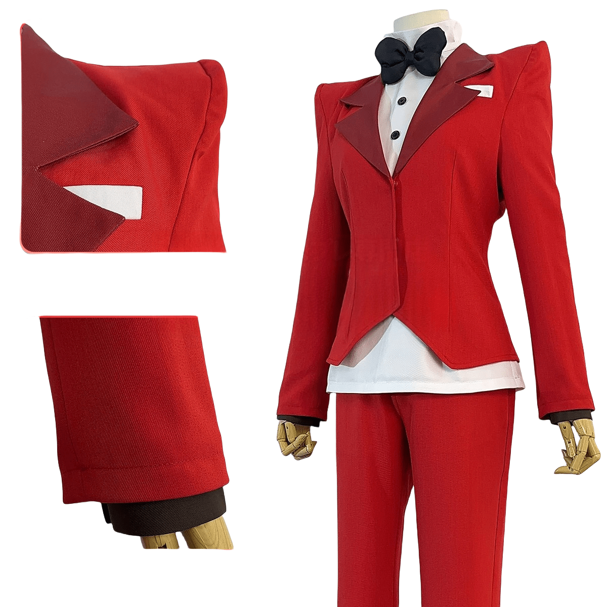 Charlie Morningstar Cosplay Costume from Hazbin Hotel - Premium Quality - Coscosmos Charlie Morningstar Cosplay Costume from Hazbin Hotel - Premium Quality - Coscosmos
