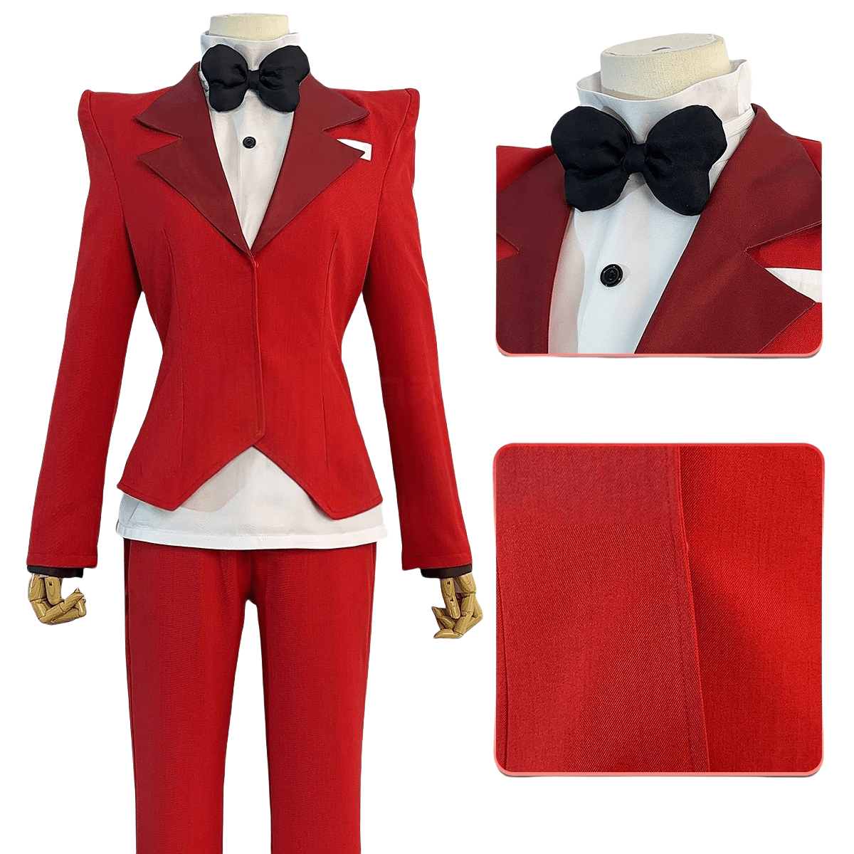 Charlie Morningstar Cosplay Costume from Hazbin Hotel - Premium Quality - Coscosmos Charlie Morningstar Cosplay Costume from Hazbin Hotel - Premium Quality - Coscosmos