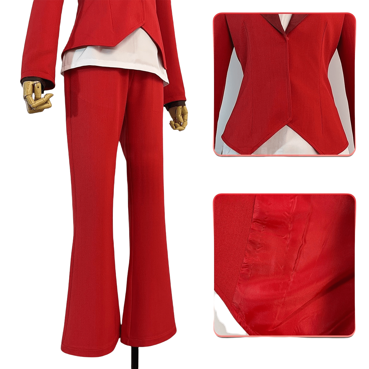 Charlie Morningstar Cosplay Costume from Hazbin Hotel - Premium Quality - Coscosmos Charlie Morningstar Cosplay Costume from Hazbin Hotel - Premium Quality - Coscosmos