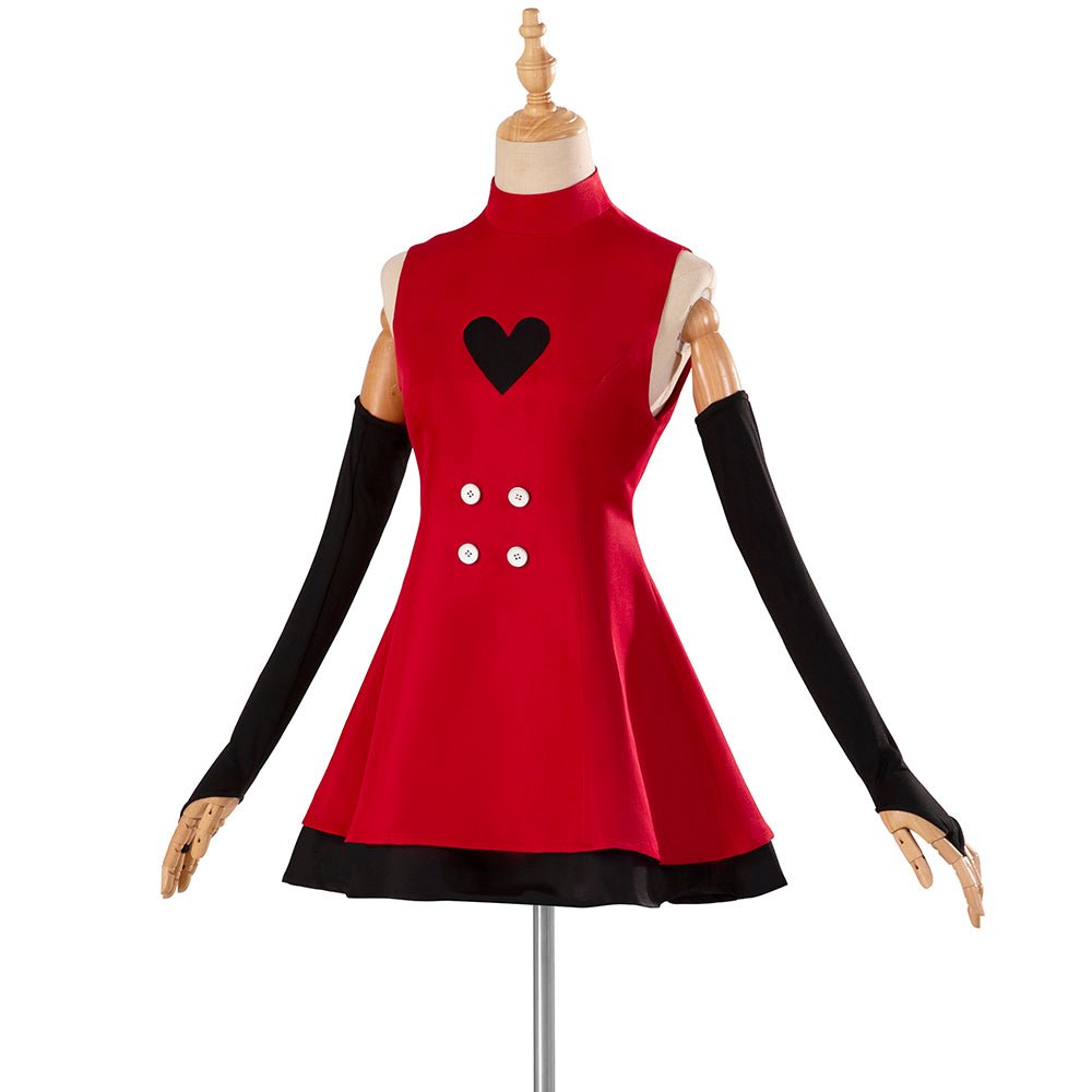 Charlie Morningstar Cosplay Costume from Hazbin Hotel, Princess of Hell Outfit - Coscosmos Charlie Morningstar Cosplay Costume from Hazbin Hotel, Princess of Hell Outfit - Coscosmos